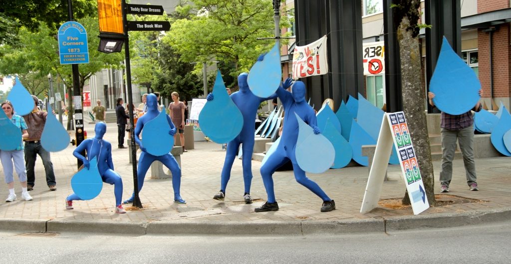 'Water' in downtown Chilliwack